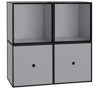 Audo Frame Square Bookcase Standard Dark Grey