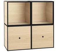 Audo Frame Square Bookcase Standard Oak