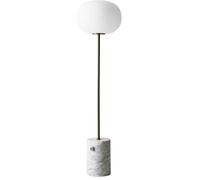 Audo JWDA Floor Lamp White Marble & Burnished Brass