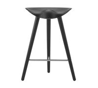 Audo Copenhagen ML42 barstool 69 cm Black-stained beech steel