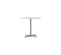 Audo Nook Dining Table Ø80 Olive/ Sand
