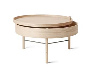 Audo Copenhagen Turning table natural oak-chrome