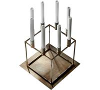 AUDO CPH - Kubus 8 Candle Holder, Raw Steel - Raw Steel