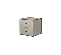 Audo Frame 35 With 2 Drawers 35X35X35 Sand