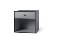 Audo Frame 49 With 1 Drawer 42X49X49 Dark Grey