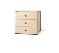 Audo Frame 49 With 3 Drawers 42X49X49 Oak