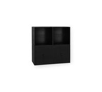 Audo Copenhagen - Frame Square Shelf, Black Stained Ash - Black Stained Ash