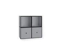 Audo Copenhagen - Frame Square Shelf, Dark Grey - Dark Grey