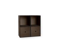 Audo Copenhagen - Frame Square Shelf, Smoked Oak - Smoked Oak
