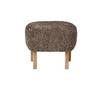 Audo Ingeborg Ottoman Natural Oak/Sheepskin Sahara