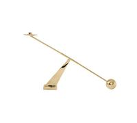 Audo Interconnect Candle Holder W70 Polished Brass