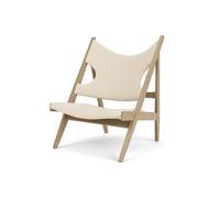 Audo Knitting Armchair Natural Oak/Jasmine