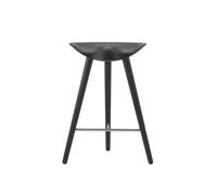 Audo ML42 Counter Bar Stool Black Stained Beech/Steel