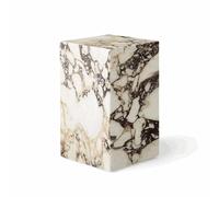 Audo Plinth Coffee Table High Calacatta Viola