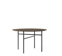 Audo Snaregade Dining Table Round Ø120 Black & Dark Stained Oak