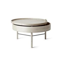 Audo Turning Coffee Table Ø65 White Oak