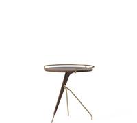 Audo Umanoff Coffee Table Low Walnut/ Matt Lacquered Brass