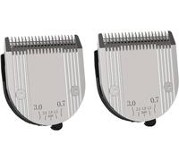 Audoc 5 in 1 Blades Adjustable Dog Grooming Replacement Blades Compatible with Wahl Animal Clipper Arco, Bravura, Chromado, Creativa, Figura, and Motion Pet, Dog, and Horse (Silver/2PC)