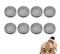 AUDOC Shaver Head Replacement Blade compatible with Skull Shaver Pitbull Gold PRO Shaver Replacement Blade 4 Head (8 Pack)