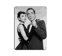 Audrey Breakfast at Tiffany's Hepburn Poster (2) Retro Poster Metal Tin Sign Chic Art Retro Iron Painting Bar People Cave Cafe Family Garage Poster Wall Decoration 12x16inch(30x40cm)
