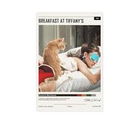 Audrey Breakfast at Tiffany's Hepburn Poster Canvas Poster Bedroom Decor Sports Landscape Office Room Decor Gift Unframe: 24x36inch(60x90cm)