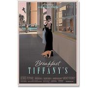 Audrey Hepburn Fashion Poster Print Sexy Woman and Cat Wall Art Bedroom Home Vogue Retro Canvas Painting Picture Wall Decoration Audrey Hepburn Wall Picture No Frame,70x90cm