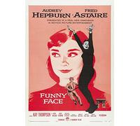 Audrey Hepburn Funny Face Poster/Print/Picture Satin Photo Paper - A3-297mm x 420mm