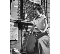 Audrey Hepburn "Vespa" Canvas Print, Cotton, Multi-Colour, 3.20 x 60.00 x 80.00 cm