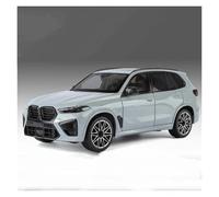 AUDSNI Die-Cast Diecast Car Model 1:18 For BMW X5M Alloy Car Model Pull-back Vehicle Diecast Collection(Gray)