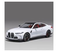 AUDSNI Die-Cast Diecast Car Model 1:24 For BMW G82 M4 Coupe Alloy Sports Car Model Diecasts Vehicles Collection(White)