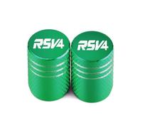 AUDSNI Motorcycle Valve Caps Dust Caps For Aprilia RSV4 RS V4 Motorcycle Tire Valve Air Port Stem Cover Cap(Green)