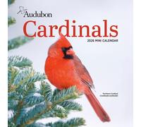 Audubon Cardinals Mini Wall Calendar 2026