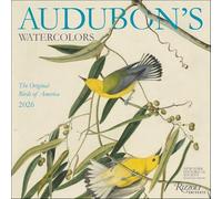 Audubon’s Watercolors 2026 Wall Calendar: The Original Birds of America