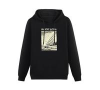 AuduE Molchat Doma Etazhi Mens Hoody With kangaroo Pocket Sweatershirt, Hoodie Size XXL Black