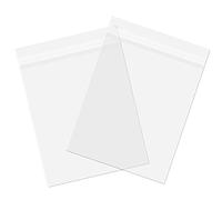 AUEAR 11" x 14" (100 Pack) Clear Plastic Sleeves - Acid Free 1.6mil Crystal Resealable Bags -Fit for 11x14 Prints, Photos, Documents, Clothing, T-Shirt
