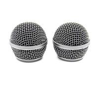 AUEAR, 2 Pack Microphone Grill Grille Ball Head Replace for SM58 BETA58 SM58LC SA-M30 SV100 RK143G Pgx2 Slx2