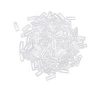 AUEAR, 200 Pack 8mm Clear Rubber Stopper for 8mm Slide Letters Number Slide Charms Bracelets Belts Pet Collar Wristband