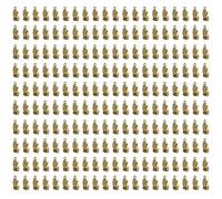AUEAR, 200 Pack Prayer Hands Charms Antique Gold Praying pendents for Jewelry Making Supplies