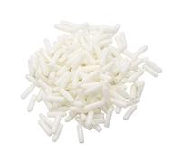 AUEAR, 200 Pack Universal PVC Dishwasher Prong Rack Tip Tine Cover Caps White 3mm Wire Thread Protector Cover Flexible Round End Caps Shelf Organizer Tip Caps