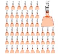 AUEAR, 50 Pieces Fishing Bells for Rods Fishing Pole Catfish Bell Clamp Clip on Poles for Angling Rod Tips