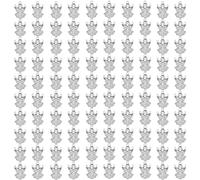 AUEAR, Angel Charms Pendants Tibetan Fairy Angel Pendant for DIY Bracelet Necklace Jewelry Making, 100 Pack, ['Alloy'], No Gemstone