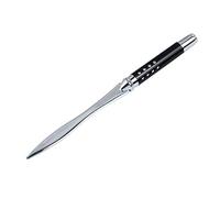 AUEAR, Metal Letter Opener Envelope Slitter Paper Knife for Women Men Home Office (Classic Black)