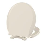Aünsffer Round Toilet Seat Almond, Toilet Seat 16.5 inch Soft Close, Premium PP Material Easy Clean, B2B Available, Elegant Design, Almond