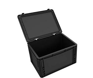 Auer Packaging Eurocontainer Case/Euro Box with Hinge Lid ESD ED 43/22 HG - Storage Solution - Container - Adult