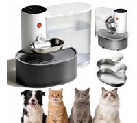 Aueral the Filterless Self-Refill Fountain, No Filter Wireless Pet Water Fountain with Automatic Gravity Refill, 3-6h Emptie Old Water & Refill the 100% Fresh Water for Cats & Dogs to Love Drink Water