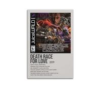 AUEYQWHE Death Race For Love by Juice WRLD Poster Wall Art Aesthetic Cover Poster Design Painting for Living Room Bed Room 08x12inch(20x30cm) Unframe-style