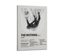 AUEYQWHE Korn The Nothing Poster Wall Art Aesthetic Cover Poster Design Painting for Living Room Bed Room 12x18inch(30x45cm) Frame-style