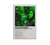 AUEYQWHE SUCKERPUNCH by Maggie Lindemann Poster Wall Art Aesthetic Cover Poster Design Painting for Living Room Bed Room 12x18inch(30x45cm) Unframe-style
