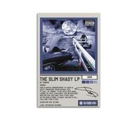 AUEYQWHE THE SLIM SHADY LP by Eminem Poster Wall Art Aesthetic Cover Poster Design Painting for Living Room Bed Room 08x12inch(20x30cm) Unframe-style