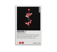 AUEYQWHE Violator By Depeche Mode Poster Wall Art Aesthetic Cover Poster Design Painting for Living Room Bed Room 16x24inch(40x60cm) Unframe-style